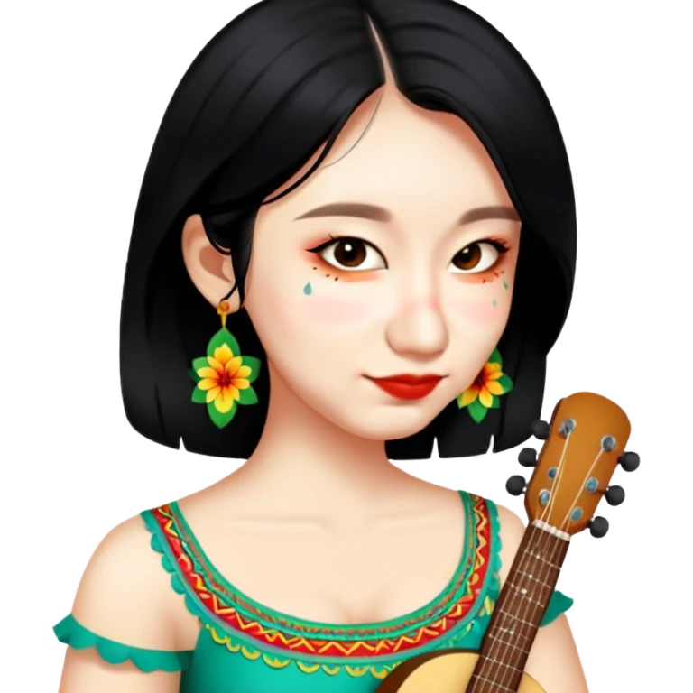 Vibrant Festival Singer emoji