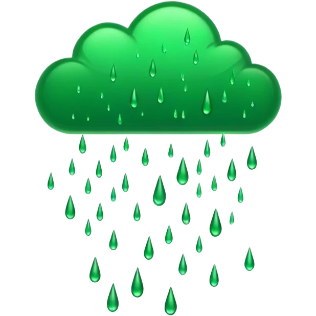 Matrix rain in the sky emoji