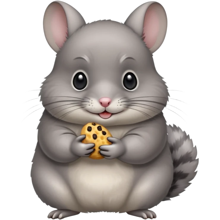 Chinchilla with raisin emoji