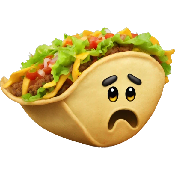 farting taco emoji