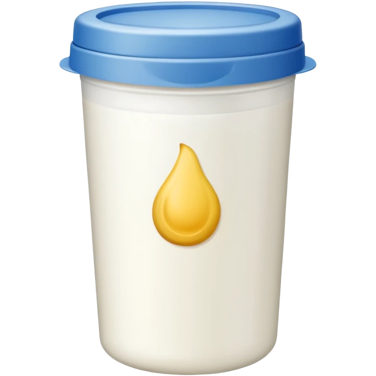 Sour cream container emoji