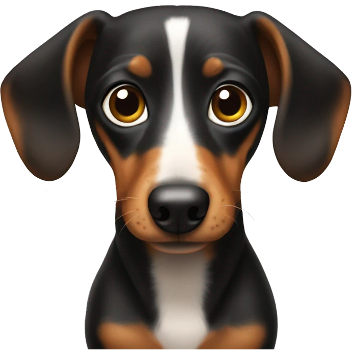 Very small wiener dog emoji