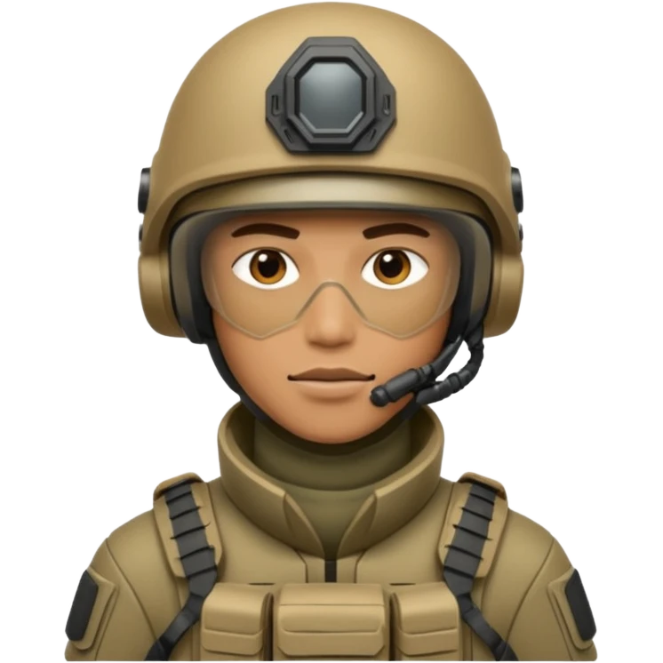 Futuristic Military men emoji
