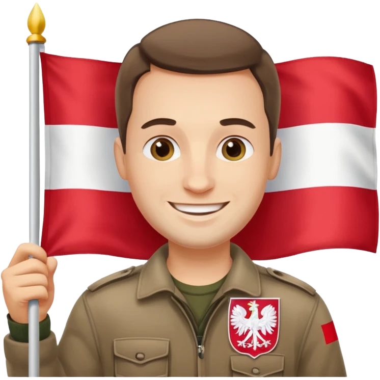 polish man with poland flag emoji