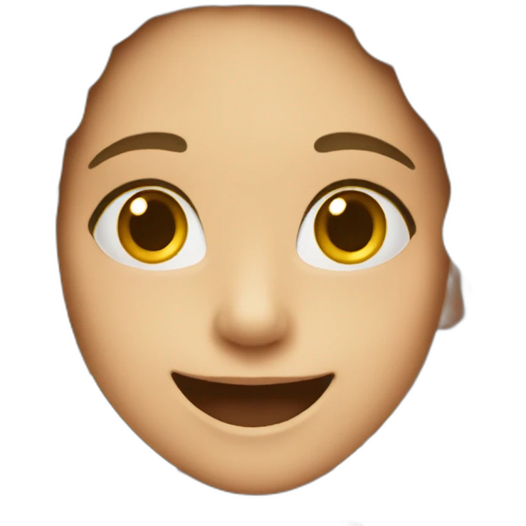 Happy girl taking photo  emoji