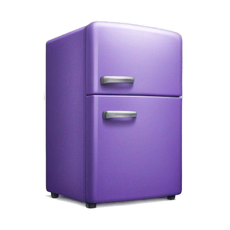 purple refrigerator  emoji