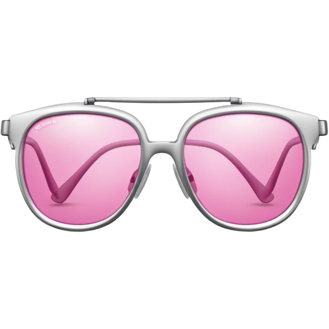titanium frame safety glasses with splash-resistant pink lenses, premium protection emoji
