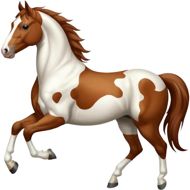 American Paint horse emoji