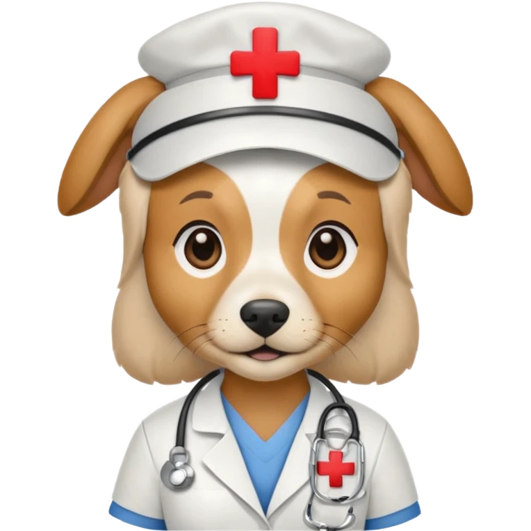 dog nurse emoji