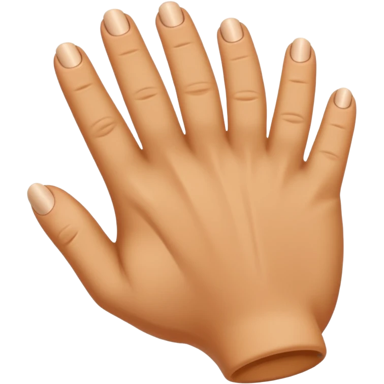 Bent thumb emoji