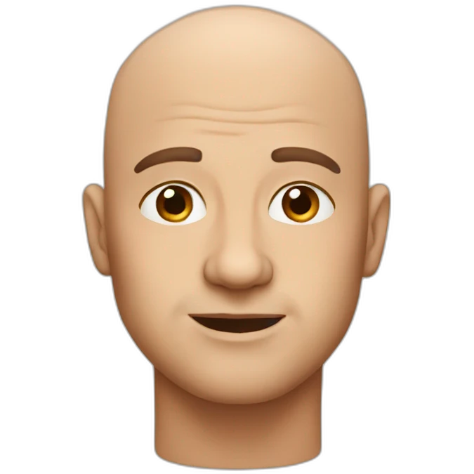 bald man emoji