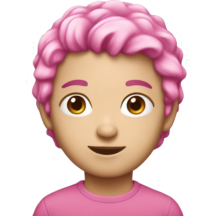 Pink  emoji