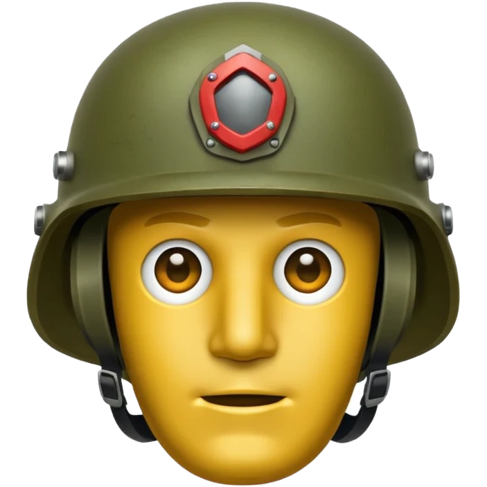 military helmet rigid emoji