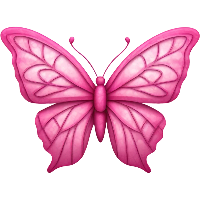 Pink butterfly  emoji