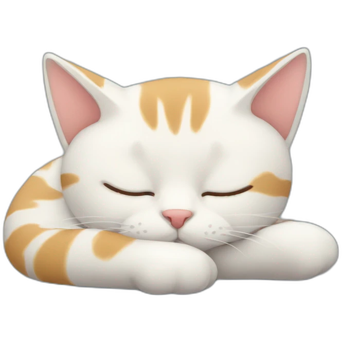 Cat sleep emoji