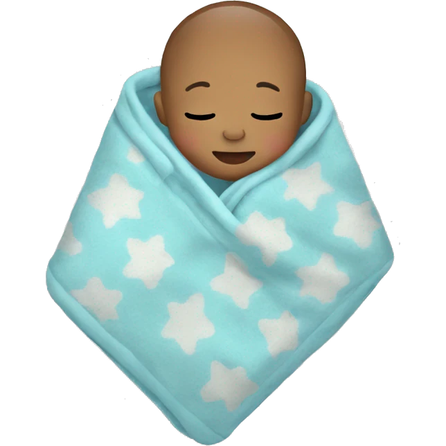 baby sleeping blanket emoji