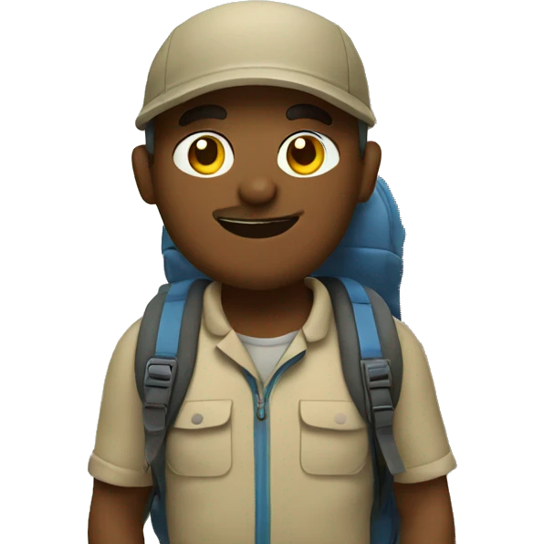 Granola hiking emoji