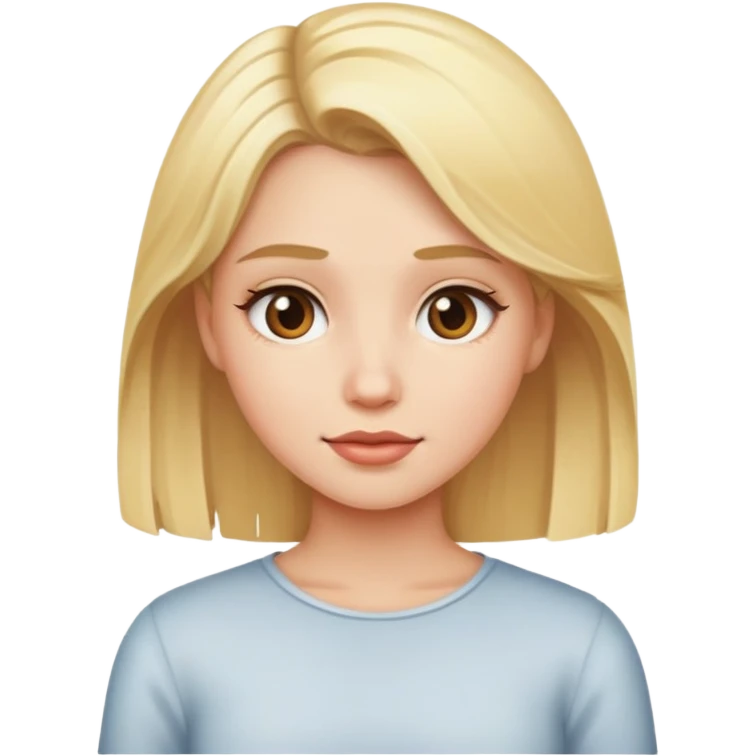 blonde girl emoji