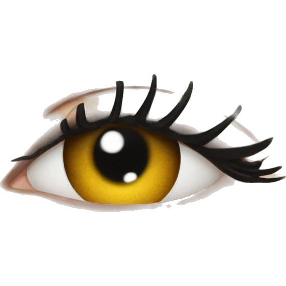 eye roll with lashes girly emoji