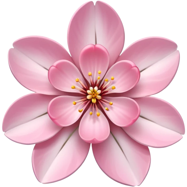 white snow cherryblossom emoji