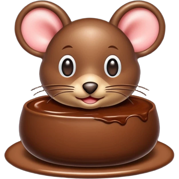 Chocolate mouse  emoji