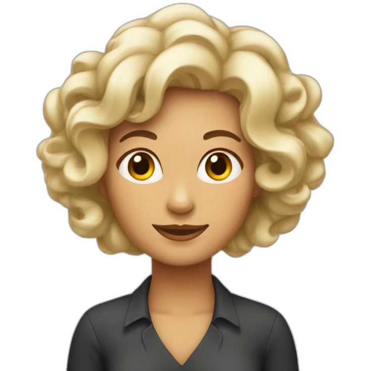 maman aux cheveux blanc emoji