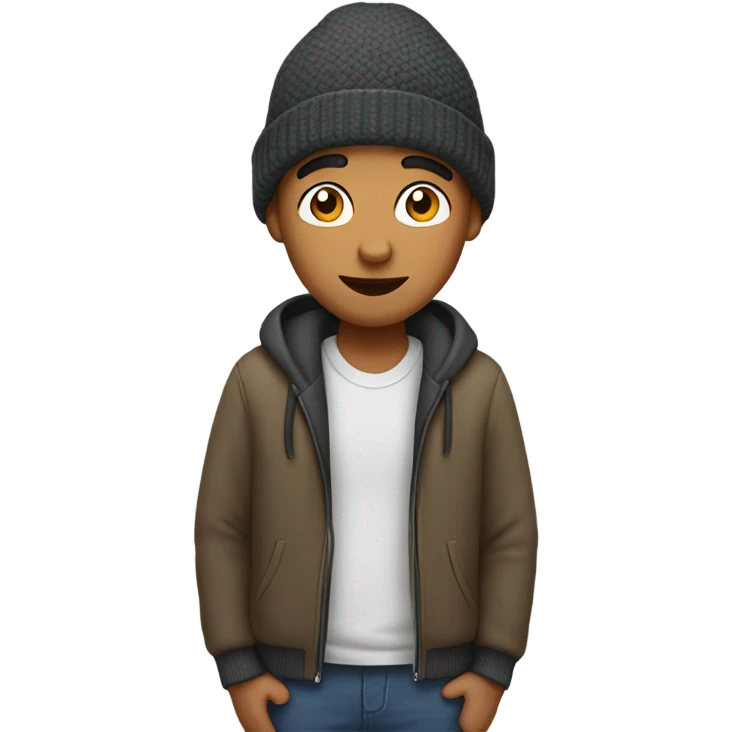 Mix guy wearing a Bonet doing 🤷🏽 emoji