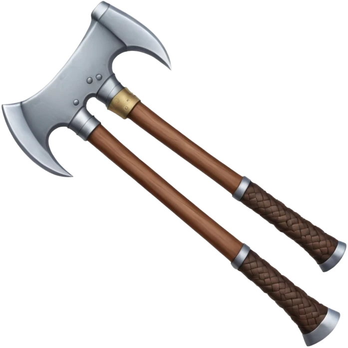 hand holding a viking axe emoji