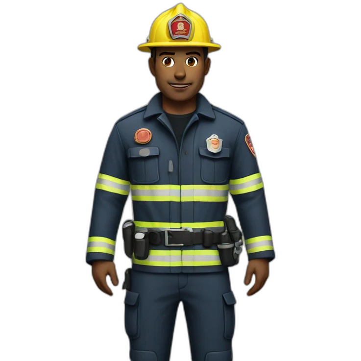 Fireman kiberpolice emoji