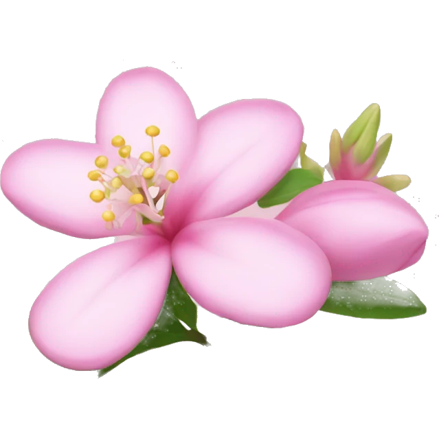 pink jasmine flower emoji