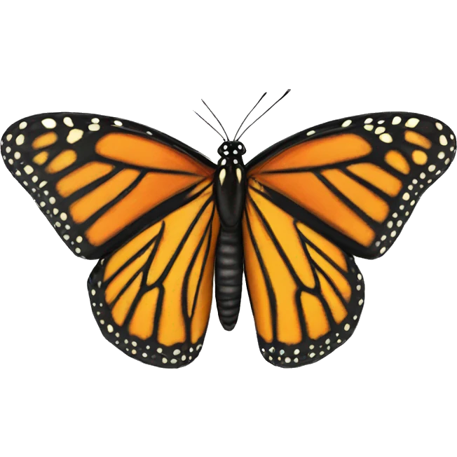 Monarch butterfly  emoji