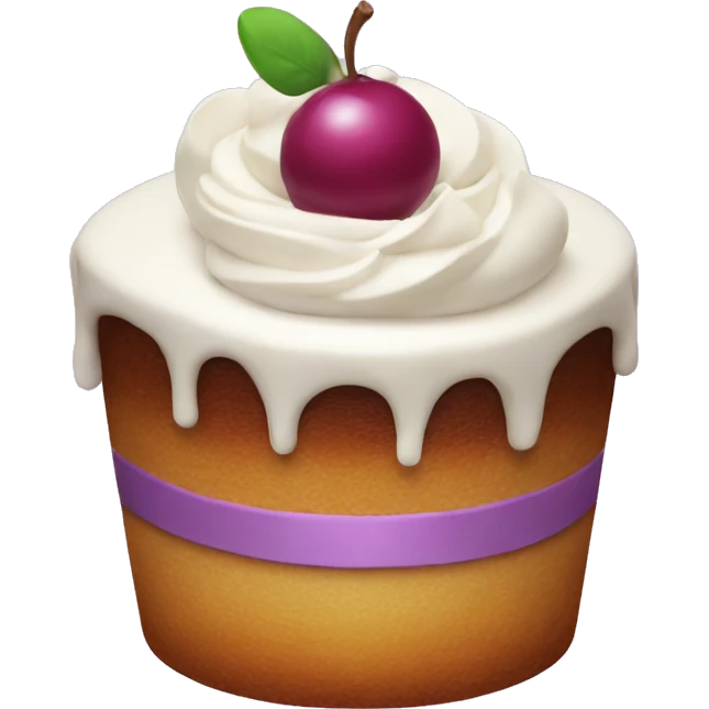 Purpore cake  emoji