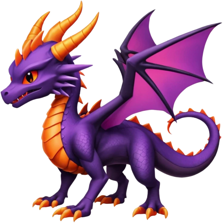 Spyro-Cynder-Yveltal-Fakémon-hybrid-creature (full body)  emoji