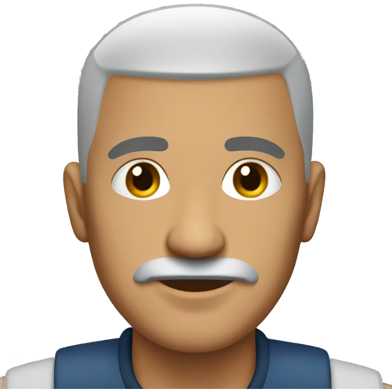 male custodian bald mexican emoji
