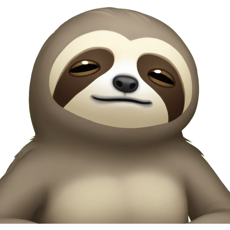 Sloth meditating  emoji