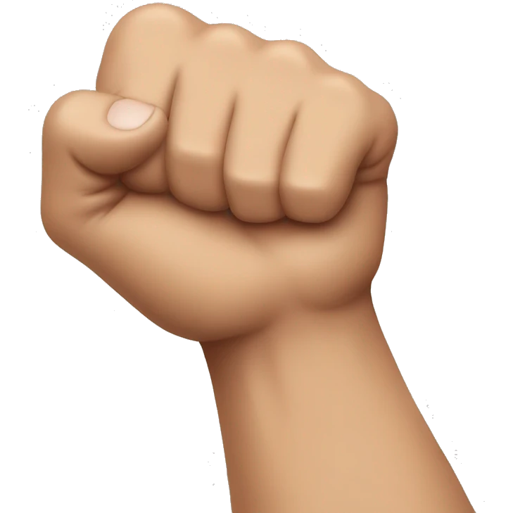can you genertae a face on image of just someones arm flexed with the shoulder facing us emoji