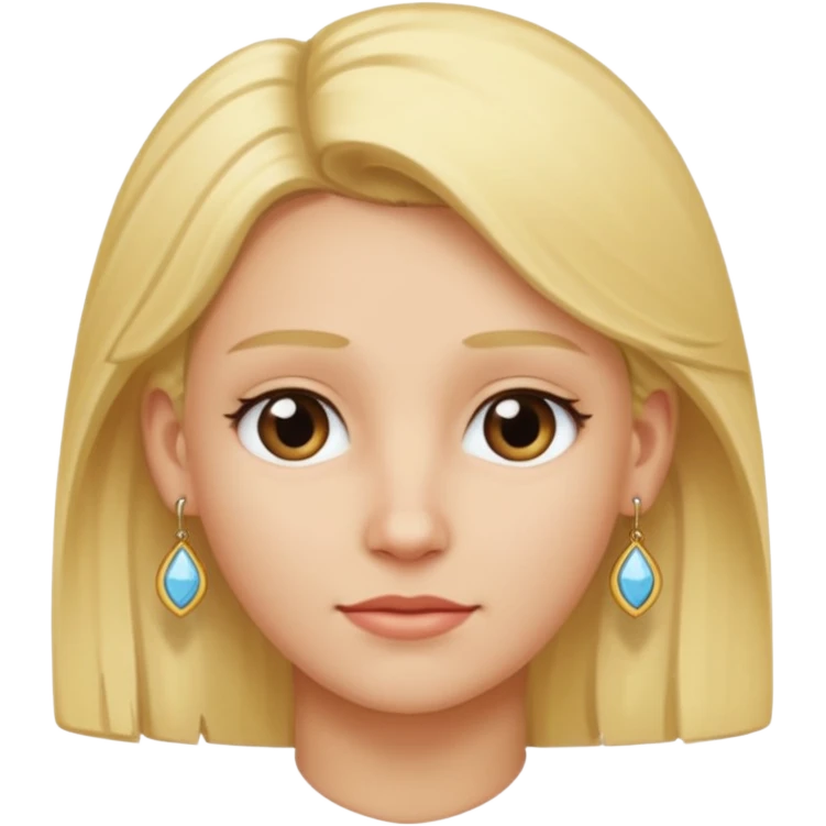 blond earringed with no beard emoji