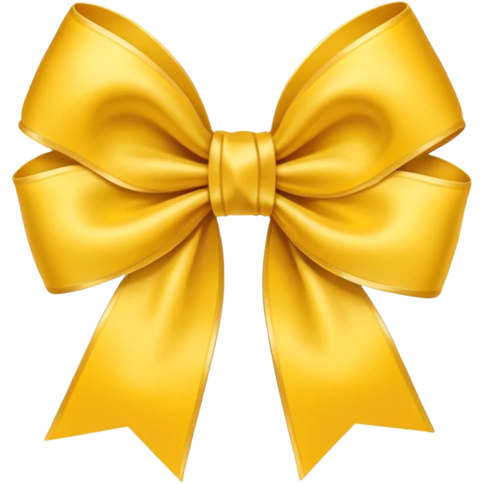 Make me a yellow bow emoji