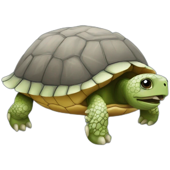 A Scottish turtle emoji