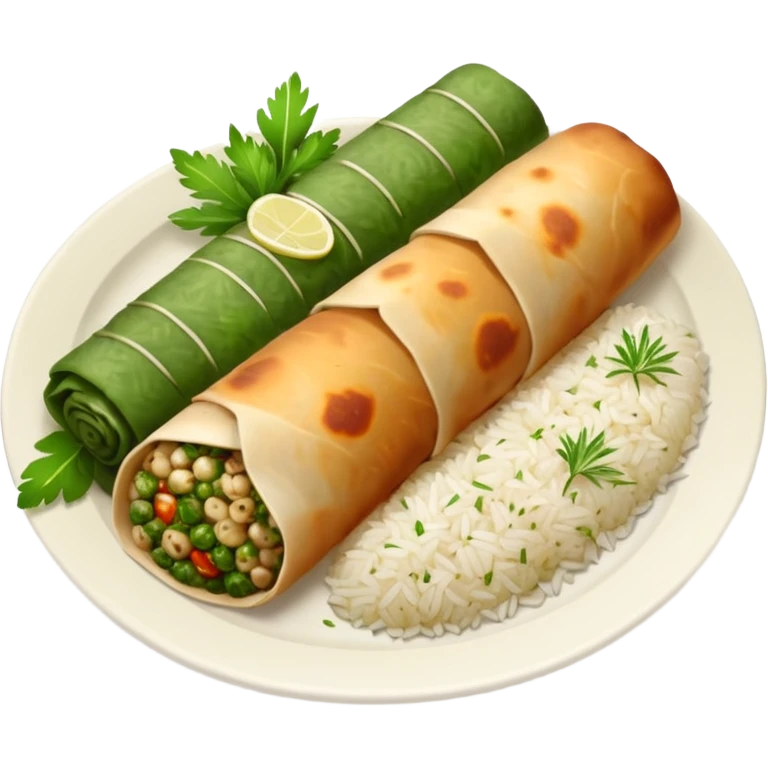 Zeytinyağlı yaprak sarması emoji