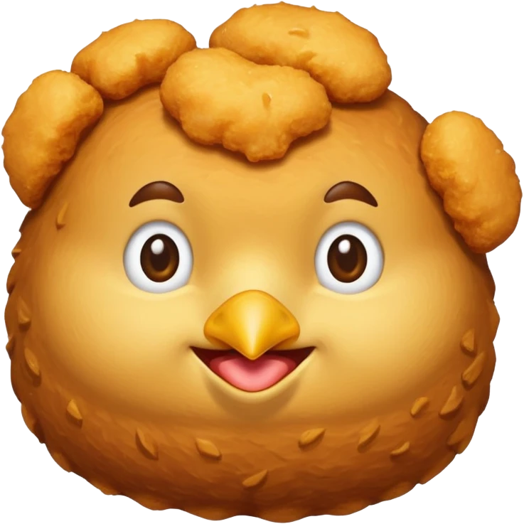 Chicken Nugget food emoji emoji