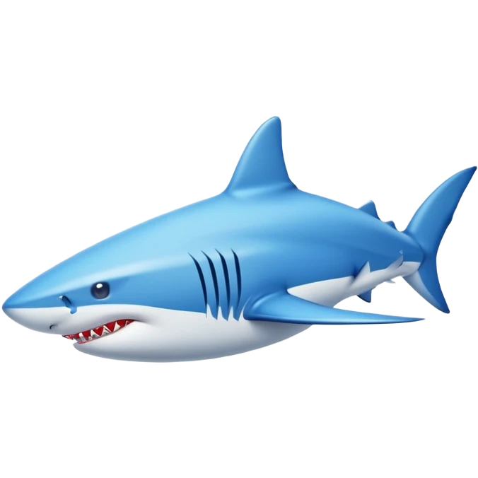 shark wearing blue nike emoji