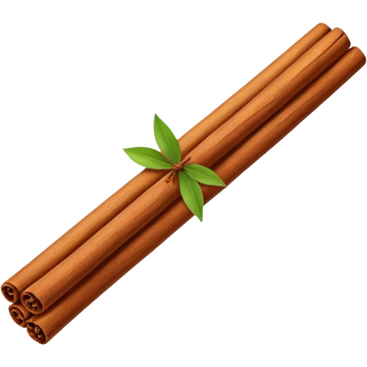1 cinnamon stick, not 2. or 3 emoji