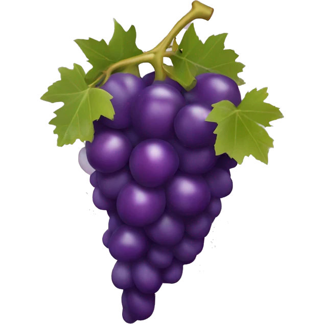 Grape with a face and aubergine in its mouth  emoji