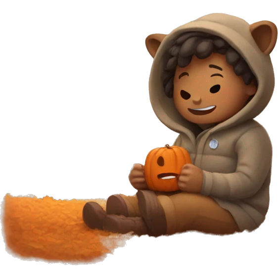 Cozy autumn day  emoji