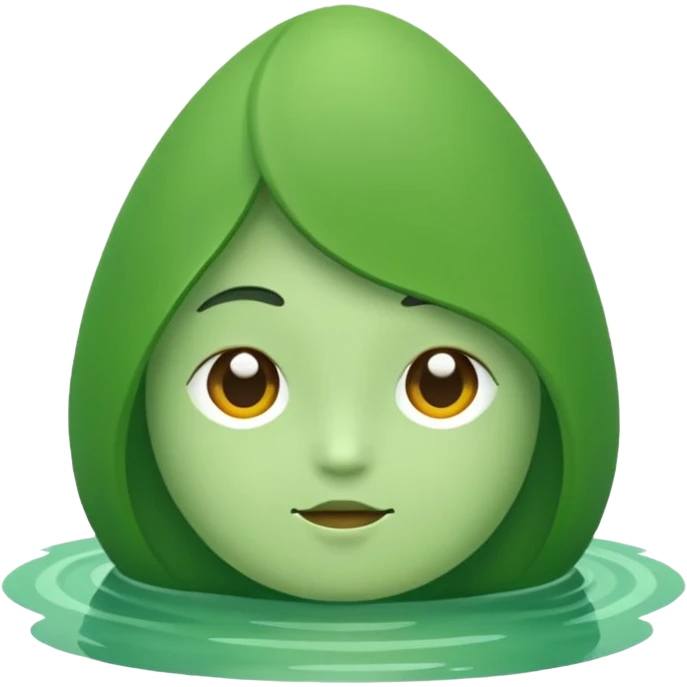 Green mood emoji