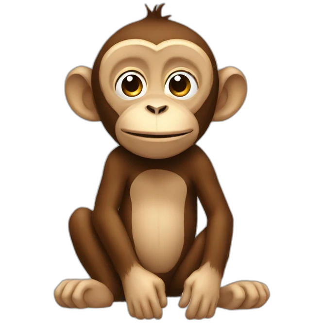Monkey taking notr emoji