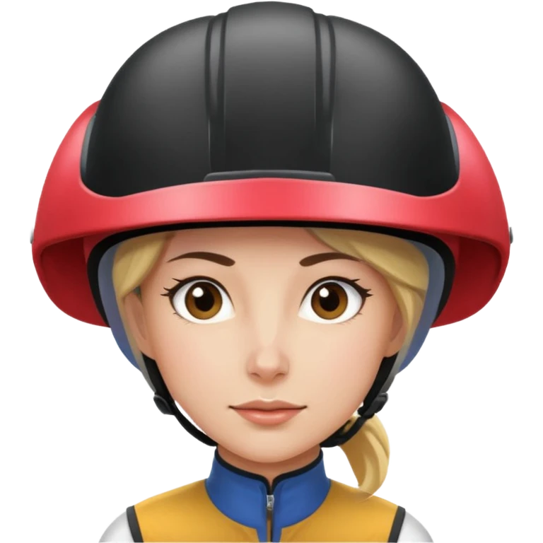 horse jockey woman face emoji