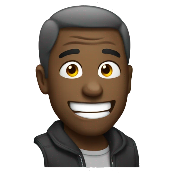 Dying to laugh  emoji