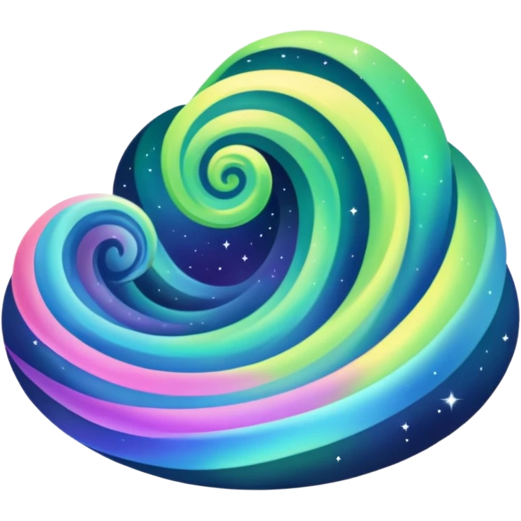 something that represents the aurora emoji
